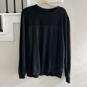 All Saints Men’s Sweatshirt, Black, XL